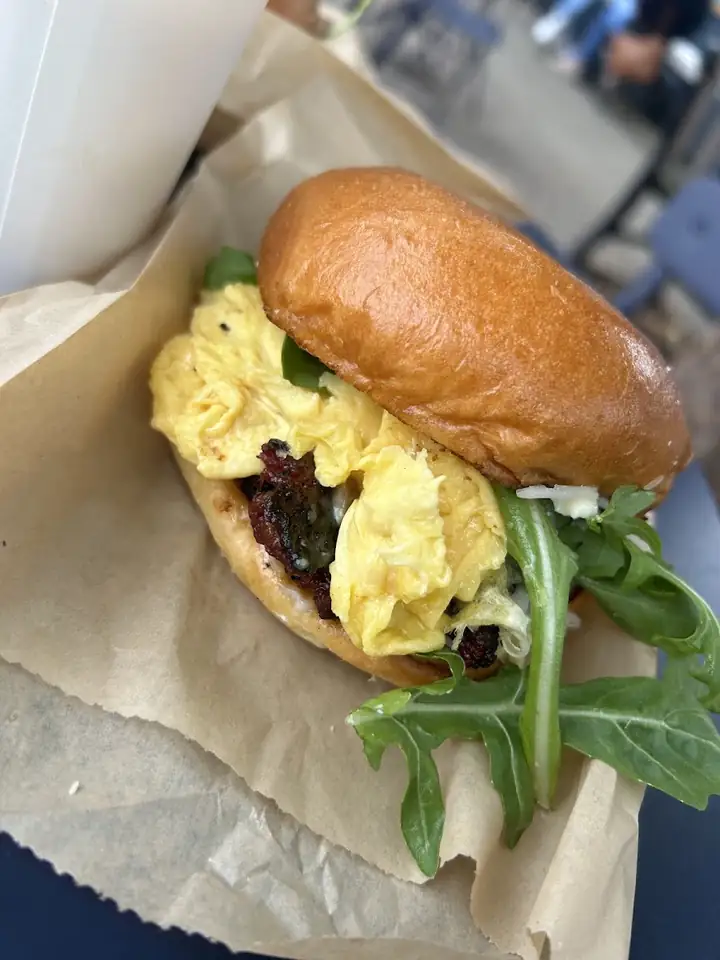 Academy Coffee, breakfast sandwich