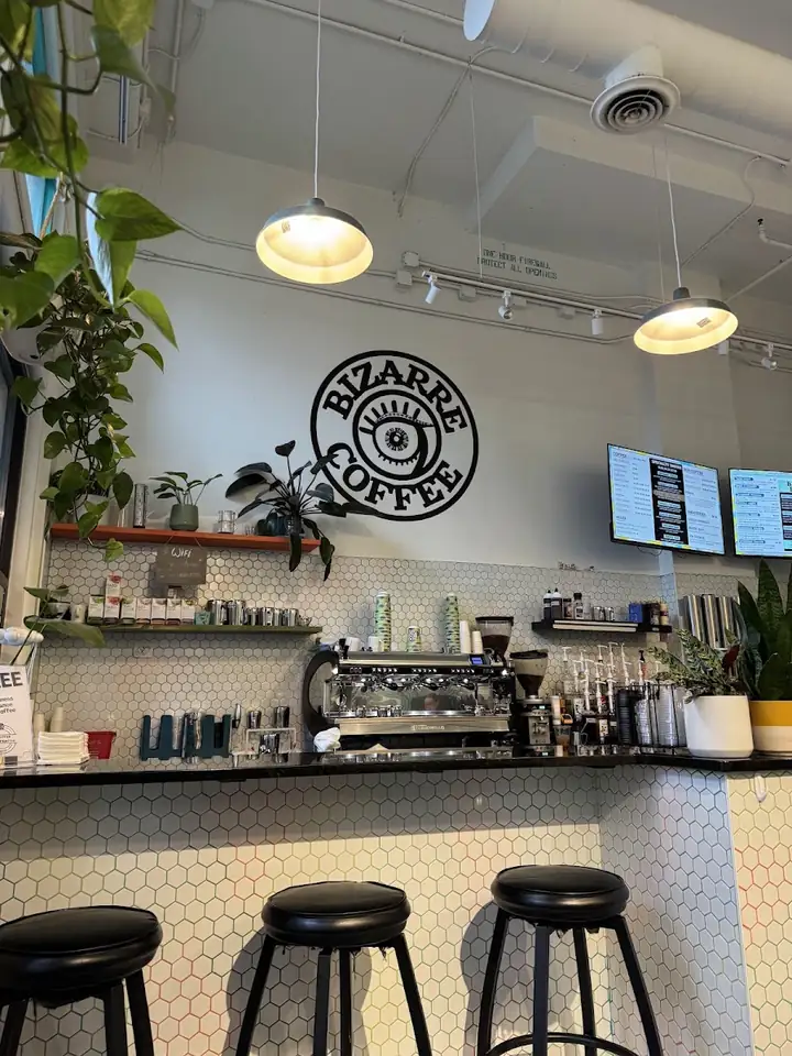 Bizarre Coffee, counter