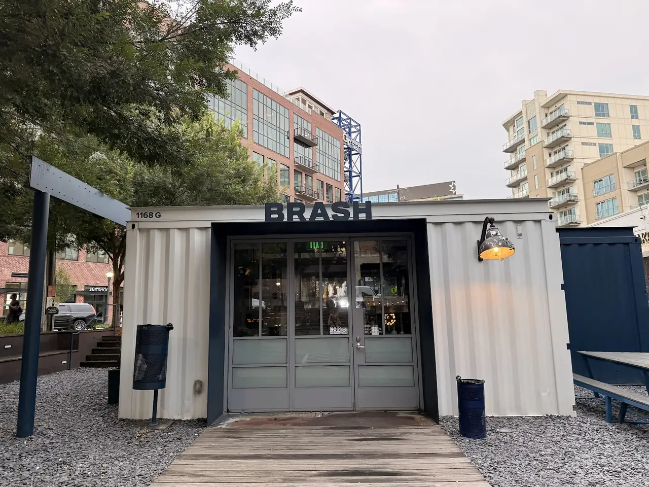 BRASH Coffee, outside