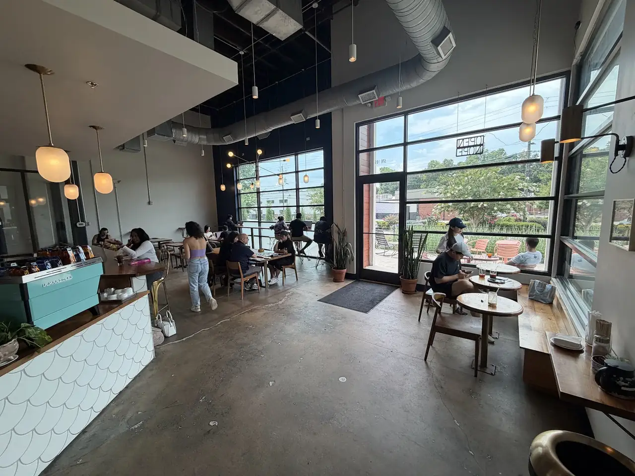 East Pole Coffee Co., seating