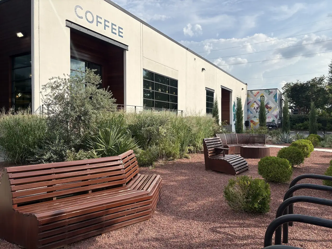 East Pole Coffee Co., patio