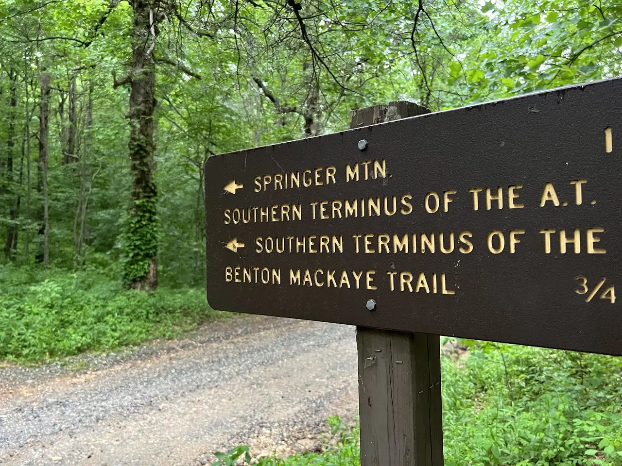 Springer Mountain and Long Creek Falls