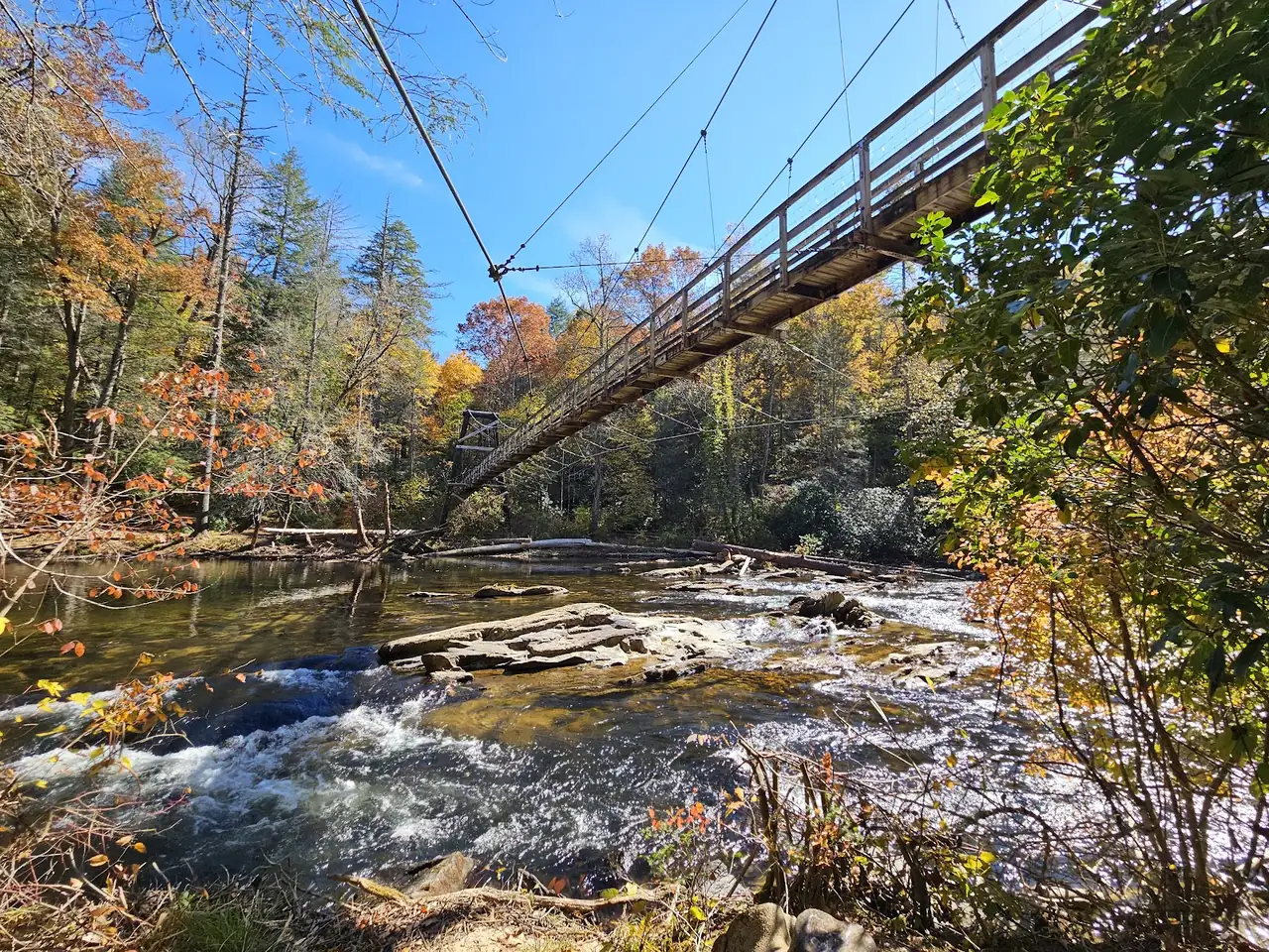 Toccoa River Swinging Bridge